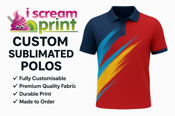 Custom Sublimation Polos