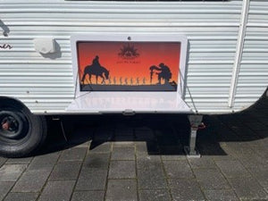 Caravan Table Decal