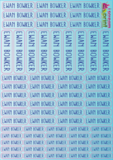 School Labels Pack - A4 sheet Heavy Duty, A4 Small Labels, A5 Iron On labels
